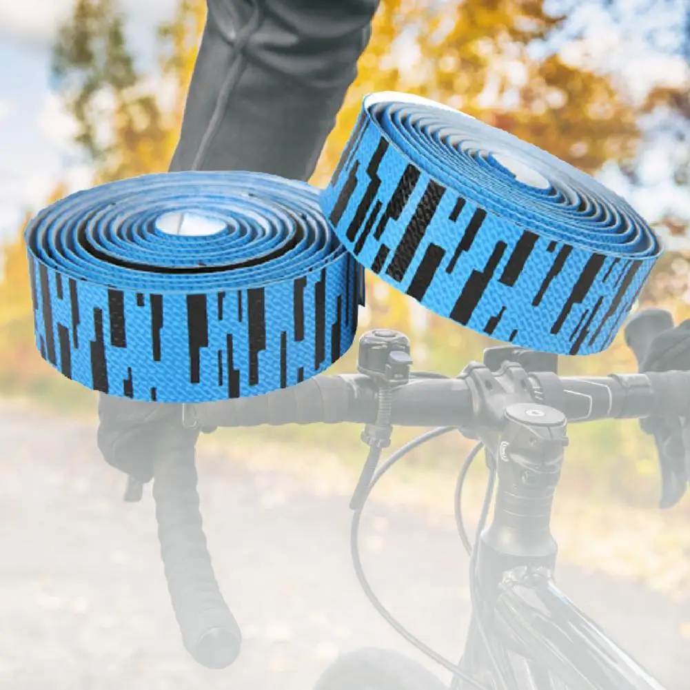 

2 шт. нескользящие ремни из искусственной кожи для дорожного велосипеда EVA ремни для руля товары для верховой езды