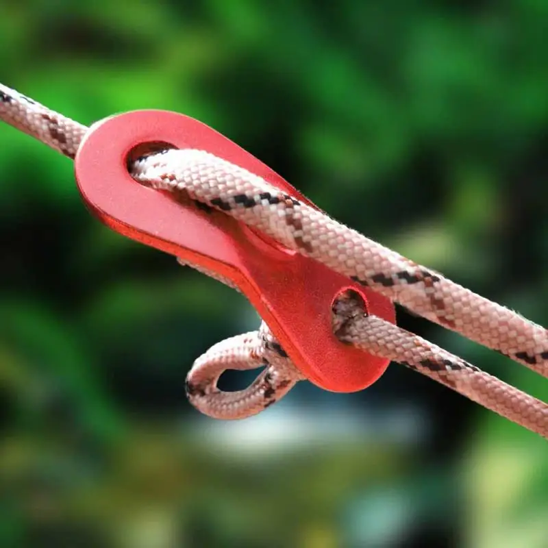 10 шт./компл. Наружная палатка из парашютного шнура с пряжкой алюминиевого