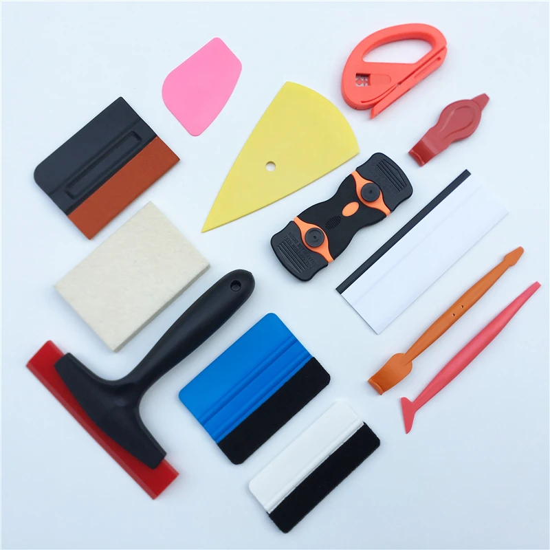 

Car Wrap Tools Set Rubber Squeegee Scraper Sticker Window Film Tint Glass Film Application Vinyl Wrapping Tools Kit
