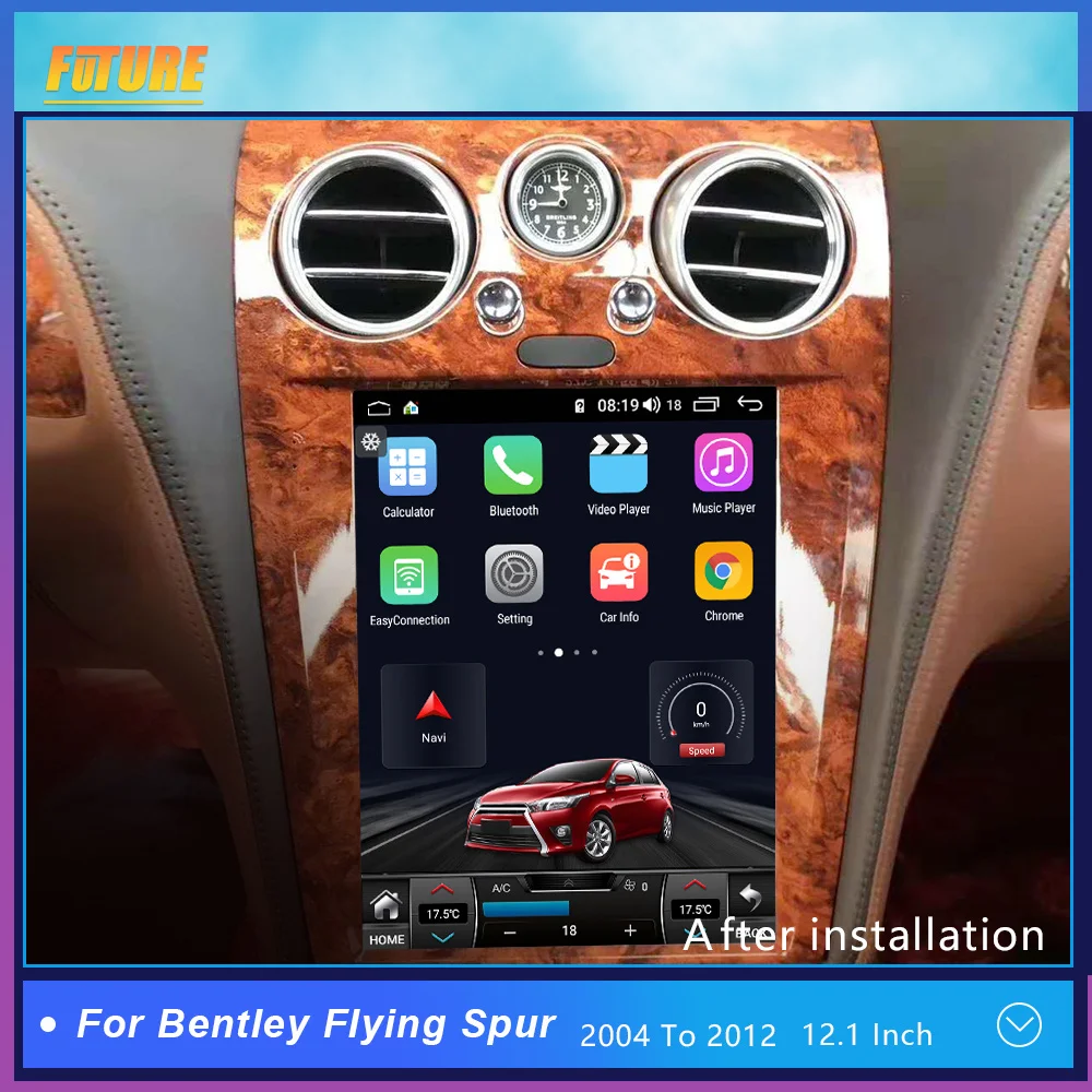 128android11 car multimedia radio player 5g for bentley continental flying spur 2012 carplay gps navigation autoradio head unit free global shipping