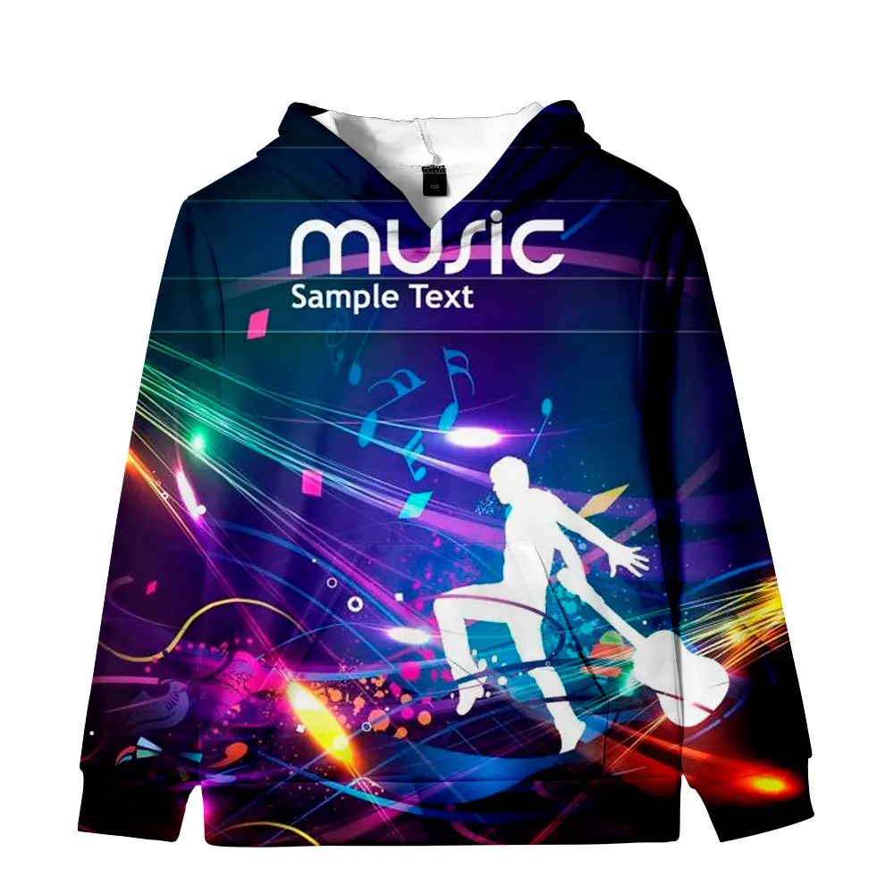 

Новые взрослые ноты music3d дизайн для студентов осень и зима толстовка худи Детская тонкая рубашка