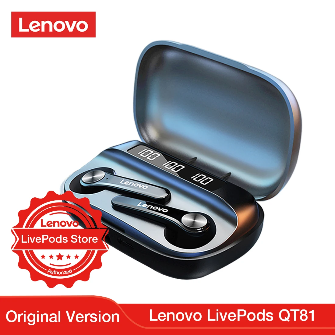 TWS наушники Lenovo LivePods QT81 с поддержкой Bluetooth 5 0 и низкой задержкой|Наушники