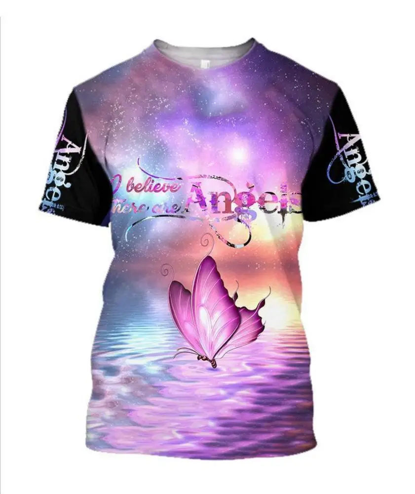 

3D Mens T-shirt Bumble Galaxy Butterfly Unisex Shirts Mandala ElephanFor Women Summer Cool Top Streetwear Tees Dropshipping