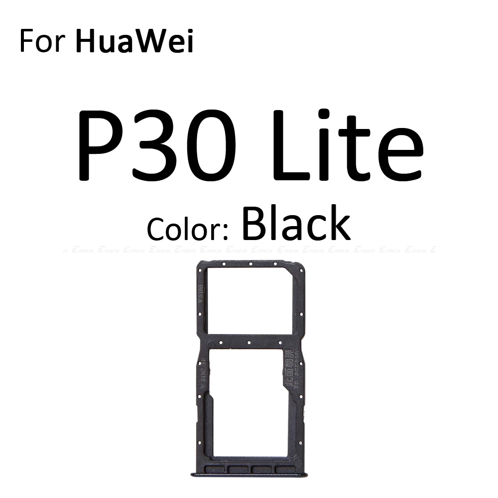 Высокое качество Micro SD/Sim карты лоток гнездо адаптер для HuaWei P30 Pro Lite Разъем Держатель Слот ридер детали контейнера