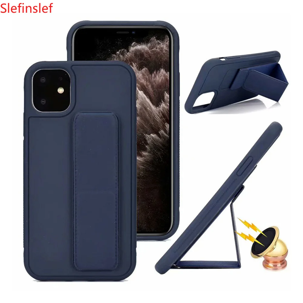 Чехол из ТПУ с ремешком на запястье для iphone 12 mini 11 Pro Max SE X XS XR 6 6S 7 8 plus матовый чехол