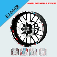 strips motorcycle wheel tire stickers car reflective rim tape motorbike bicycle auto decals for bmw s1000r s1000 r 2014 2020