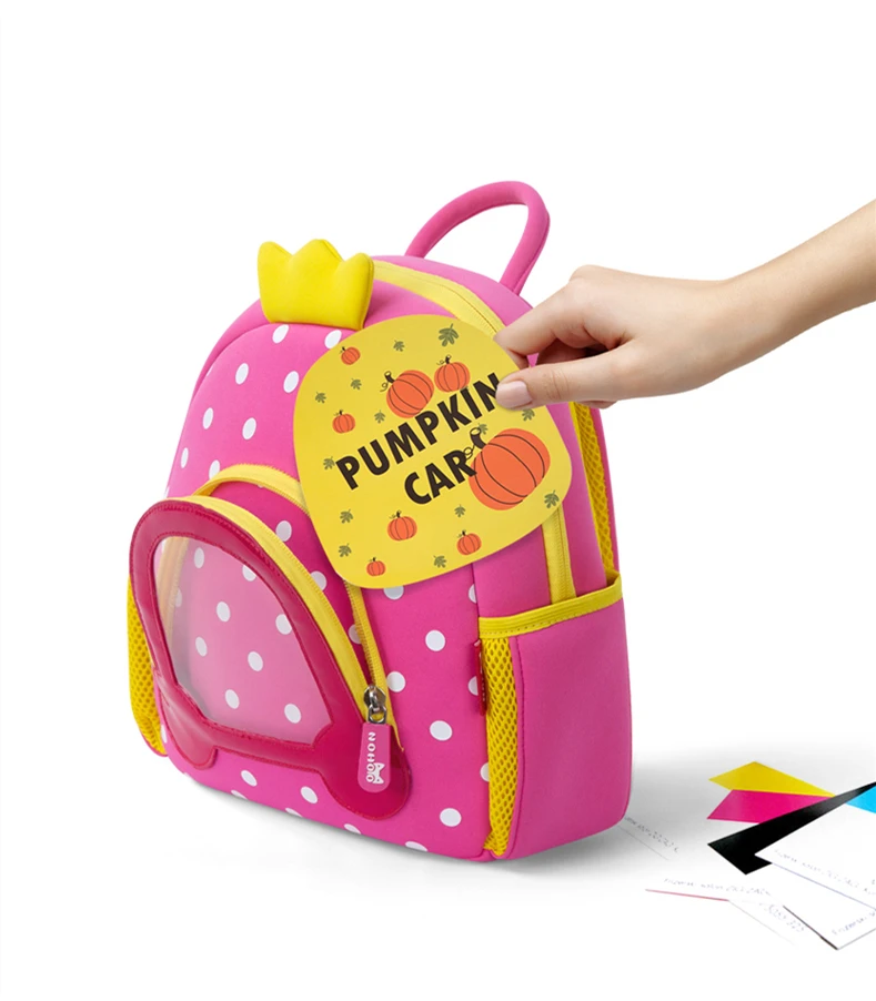 NOHOO 3D из мультфильма «тролли школьная сумка Детские рюкзаки Ангел школьная сумка Wings ребенок неопреновый Рюкзак mochila escolar подарки для детей