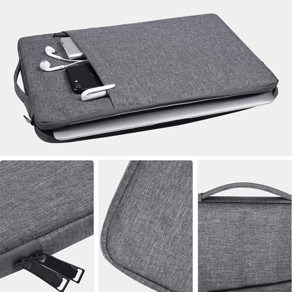 laptop bag case for macbook pro air 13 3 14 15 15 6 15 4 16 inch notebook case handbag for hp acer xiaomi asus lenovo sleeve bag free global shipping