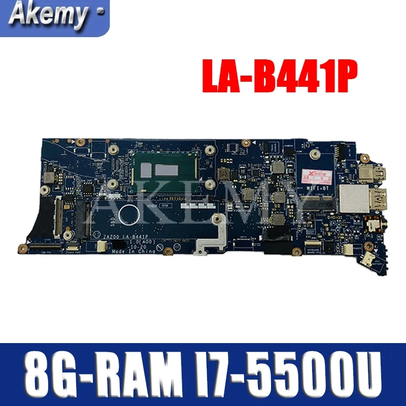 

LA-B441P Laptop motherboard For DELL XPS 13 9343 original mainboard 8G-RAM I7-5500U