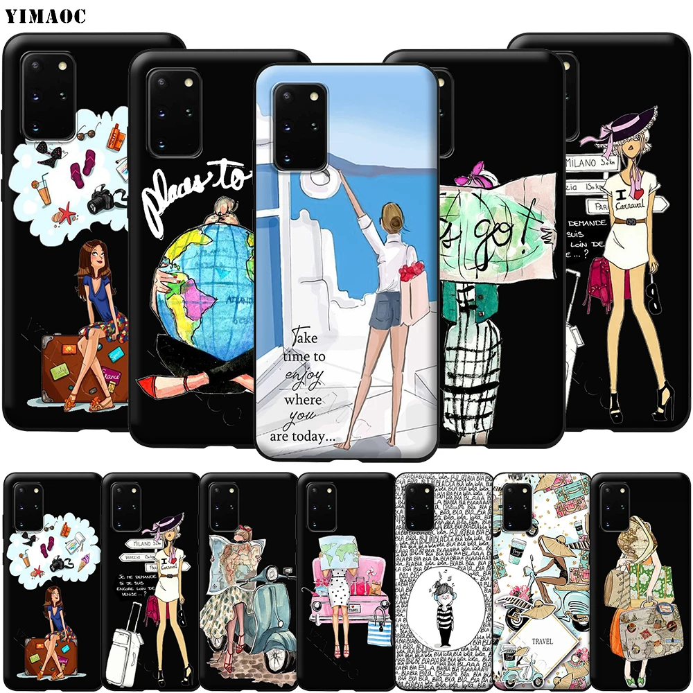 YIMAOC Парижская девушка летние ноги Путешествия Мягкий силиконовый чехол для Samsung