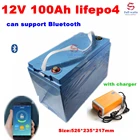 Литий-ионный аккумулятор 24 В, 100 А  ч, с приложением bluetooth BMS, для литий-полимерного аккумулятора для гольф-Кара, вилочного погрузчика + зарядное устройство 29,4 в, 10 А