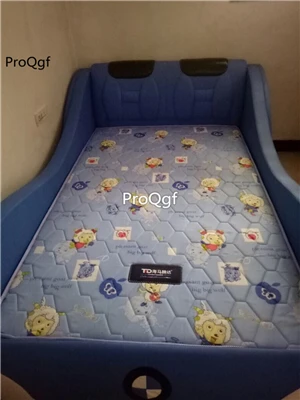 ProQgf 1 шт. набор детской синей картонной кровати в форме автомобиля только кровать цена