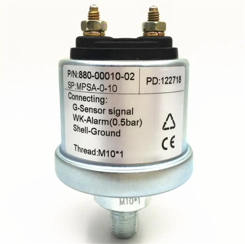 1 шт. Авто Механические датчики давления масла M10X1 NPT 1/8 лодка использовать Датчики