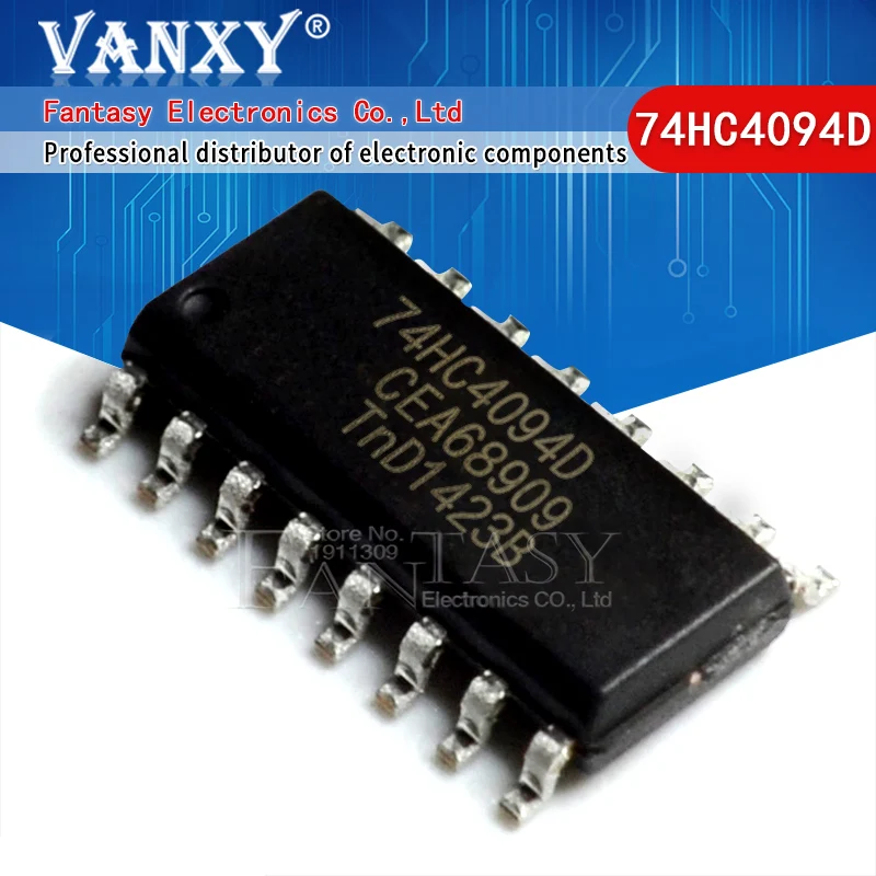 20PCS 74HC4050D 74HC4051D 74HC4052D 74HC4094D 74HC595D SOP 74HC4050 74HC4051 74HC4052 74HC595 74HC4094 SOP-14 SOP-16 | Электронные