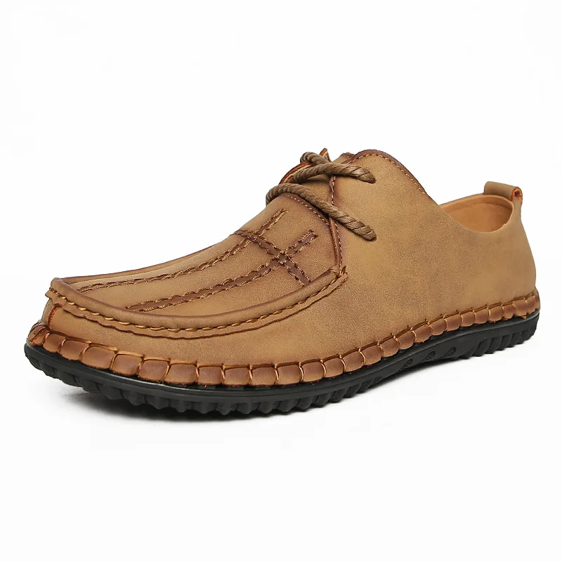 

DM194 Big Size 48 Comfortable Casual Leather Shoes Men Soft Leather Loafers Men Shoes Breathable Flats Shoe Moccasins Shoes