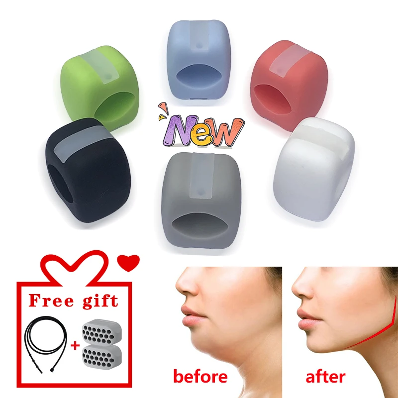 

Jawzrsize Jaw Muscle ExerciserFitness Face Masseter men facial pop n go mouth jawline chew ball chew bite breaker training Body