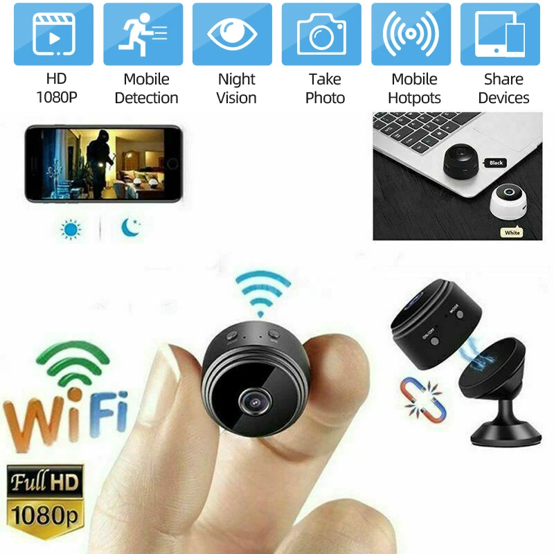 Новая камера A9 Mini HD 1080 беспроводная Wi-Fi IP подходит для домашней безопасности