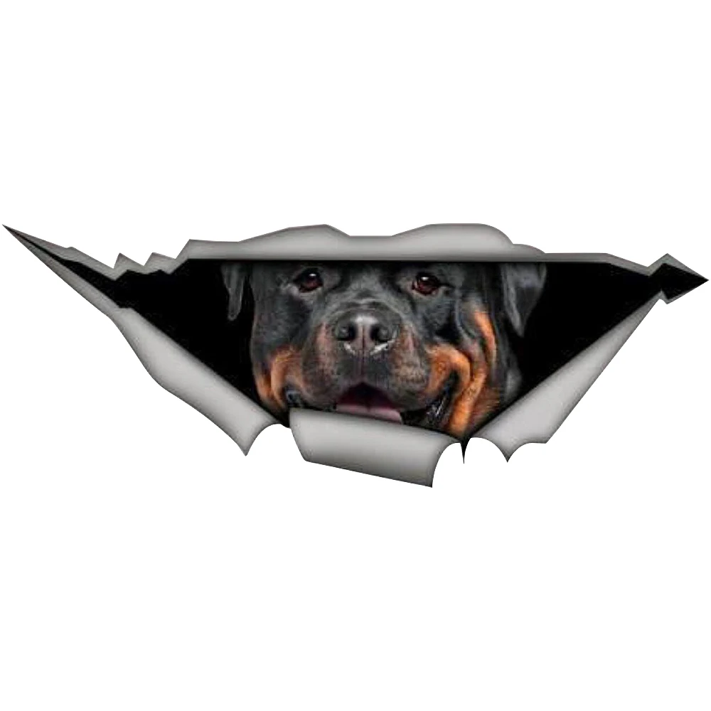 

Funny Pet Dog Creative Car Sticker Torn Decal Reflective Stickers Waterproof Car Styling Pet Vinyl Decals 50cm*20cm Decoration
