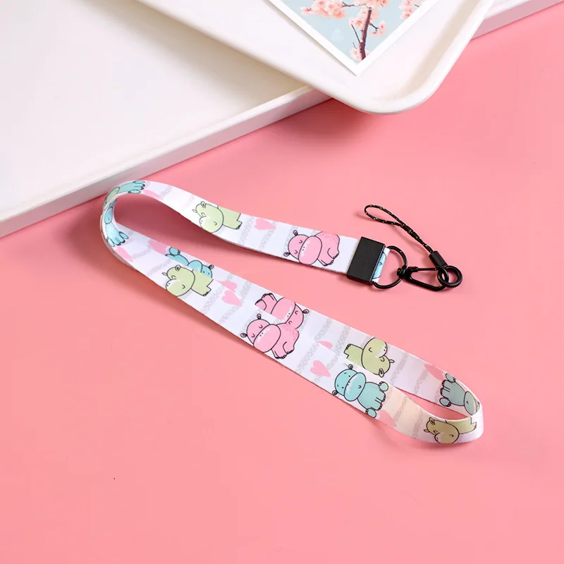 cute 40pcs cat phone straps neck lanyards for mobile phone accessories kawaii animal short wristband phone strap for diy pendant free global shipping