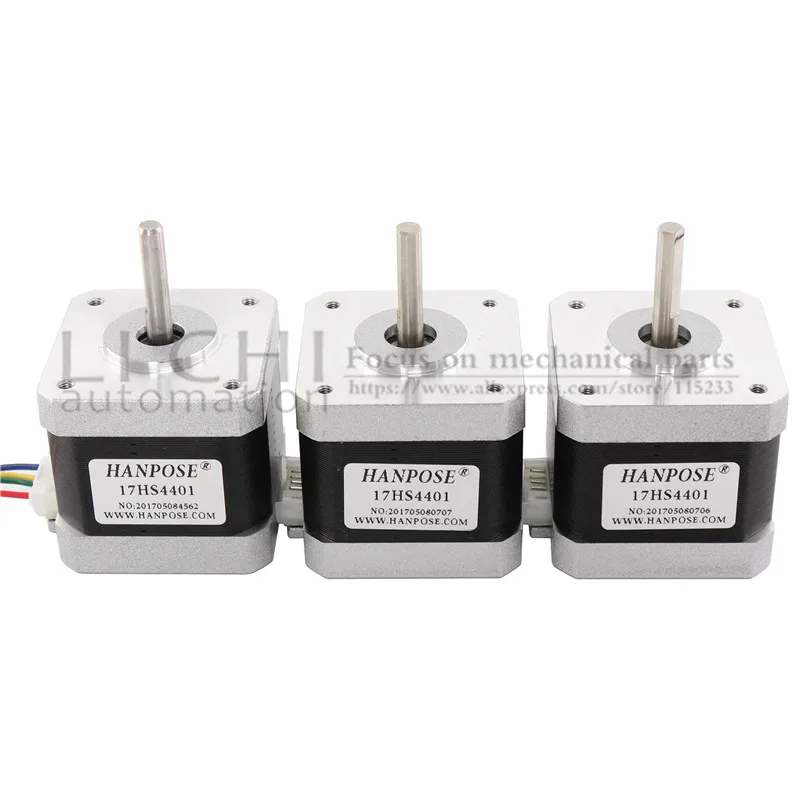 Шаговый электродвигатель Nema 17 42bygh 1.7A (17HS4401) 4 свинца 5 шт.|nema motor|nema17 stepper motorstepper motor 42