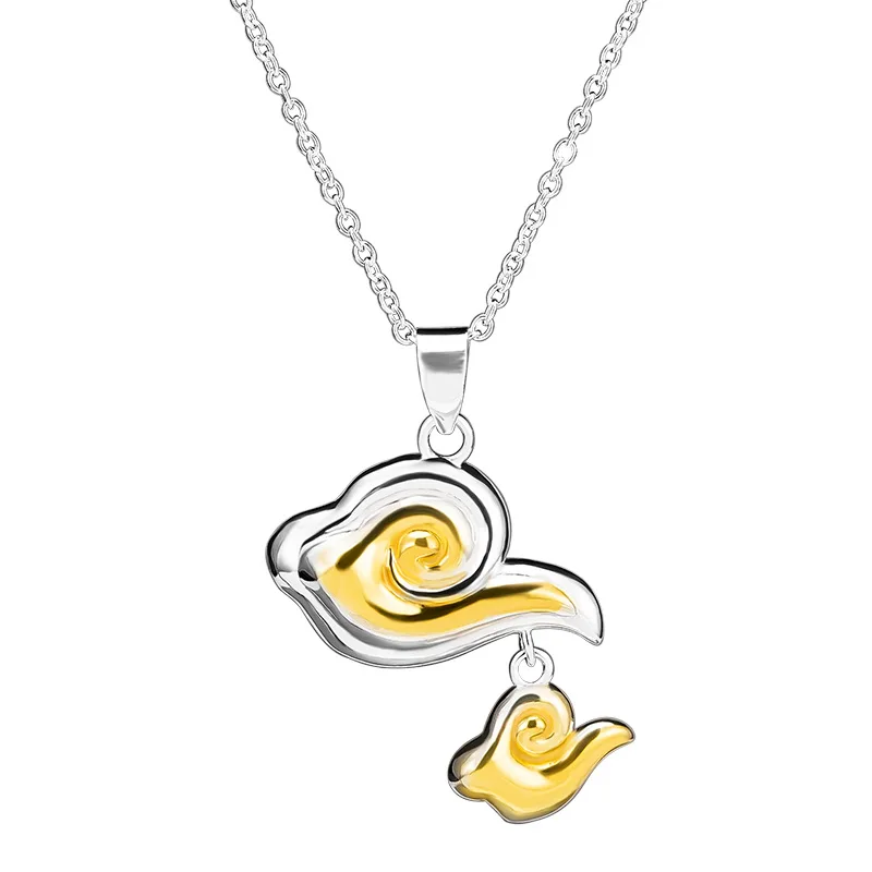 

925 Sterling Silver Lucky Cloud Pendant Necklace For Women Original Chinese Style Female Vintage Jewelry Flyleaf 2021 New