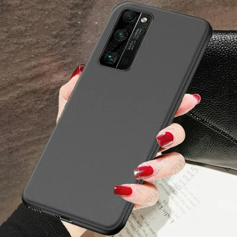 Ультратонкий чехол для Huawei P50 P40 P30 P20 Pro Lite Y9A Y7A Y6P Y5P P Smart 2021 с матовым силиконовым покрытием Honor V40 9A 10 10X.