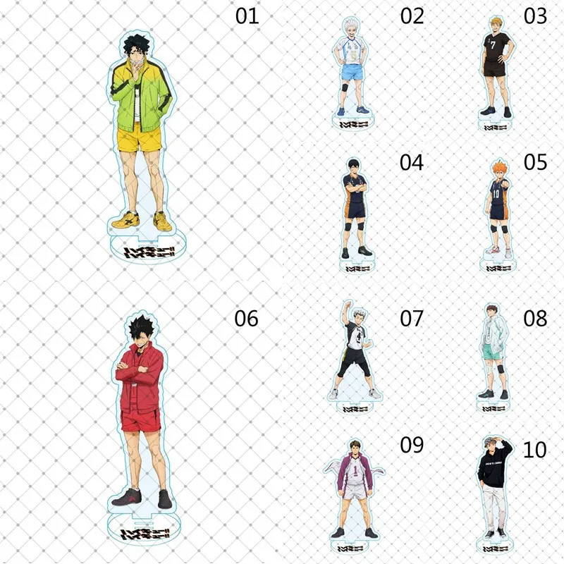 15 см Аниме Haikyuu! Акриловые Настольные фигурки настольные манга стоячие игрушки