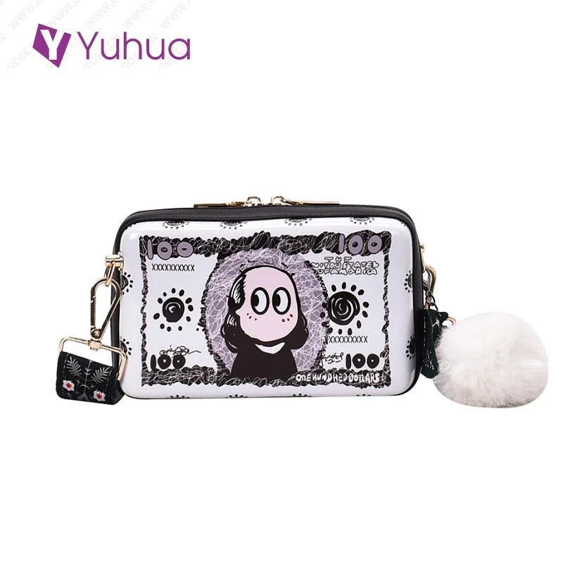 

2020 new vintage woman handbags, casual korean version women bag, trend cartoon shoulder bag, fashion messenger bags.