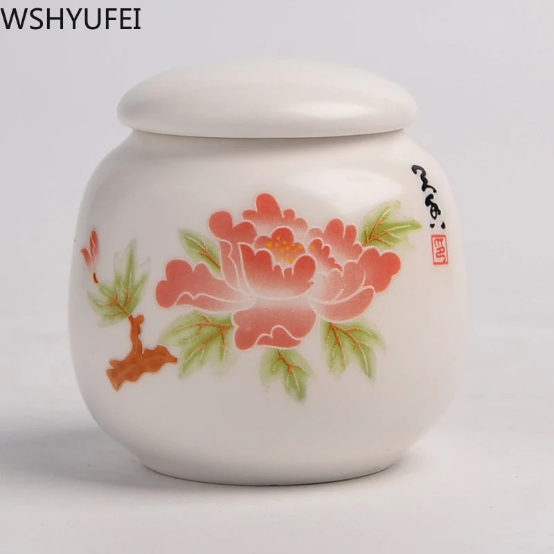 Креативные чайные банки с ручной росписью ретро керамический Стандартный горшок
