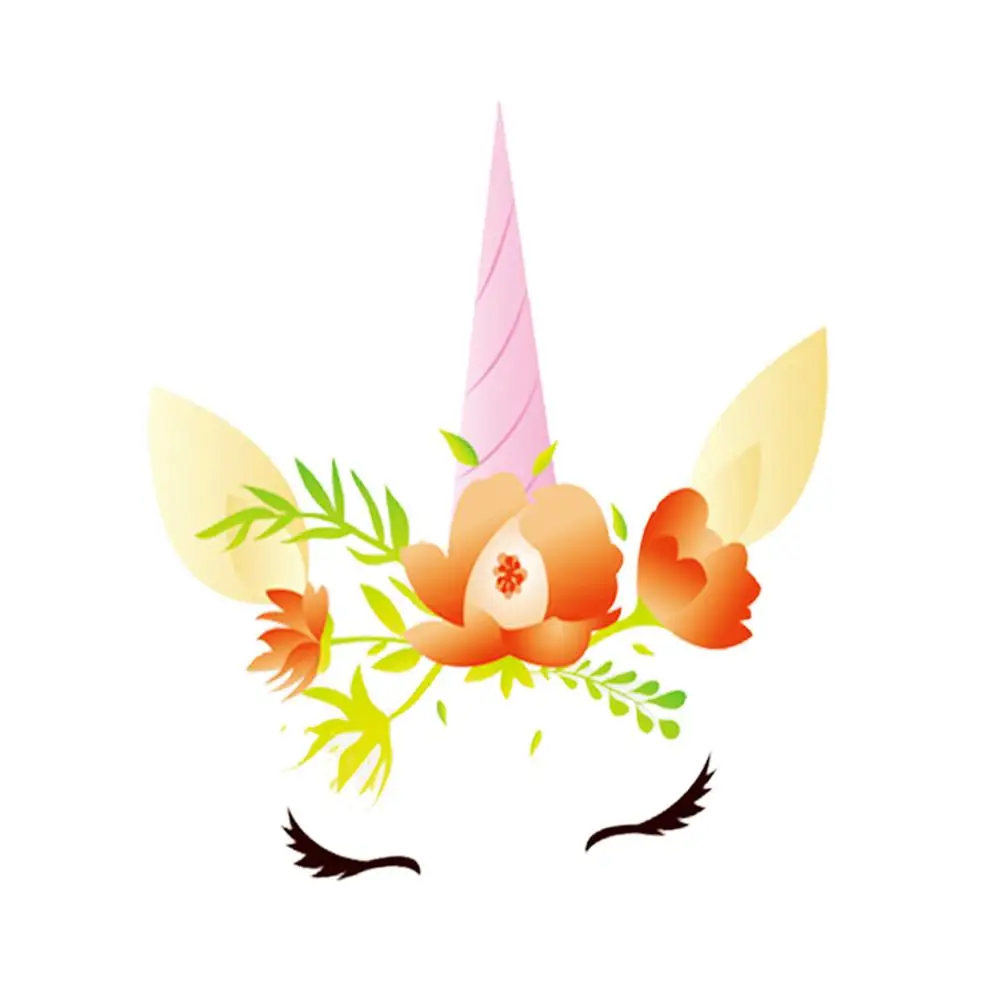 Unicorn 8 Красочные наклейки с животными на стену Единорог вечерние украшения художественная наклейка на холодильник универсальные Мультяшные обои для детской комнаты - Цвет: Unicorn 8