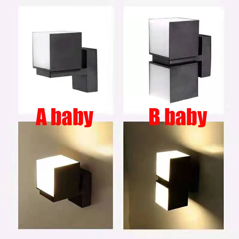 Светодиодный поворот настенный светильник на открытом воздухе