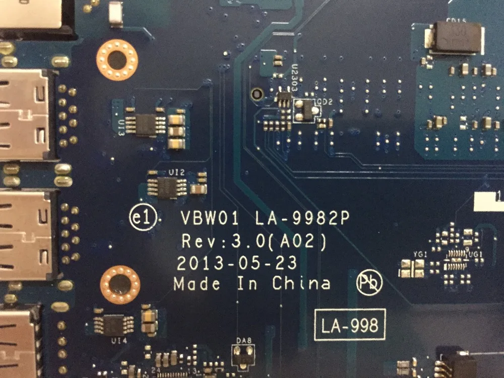 Материнская плата для ноутбука DELL inspiron 5537 новая материнская 3537 SR170 DDR3L