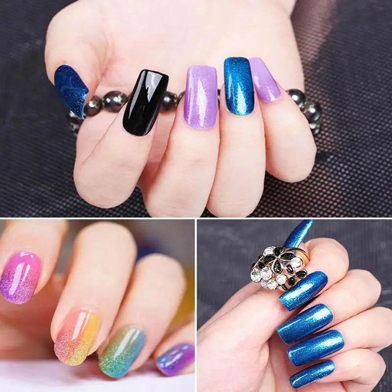 

New 36 Pot Pure Colors UV Gel Nail Art Tips Shiny Cover Extension Manicure Decor E1E1
