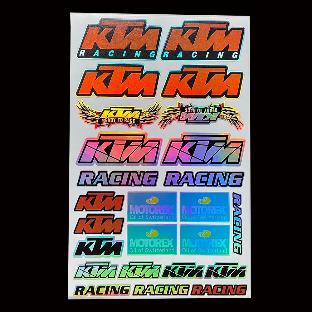 Лазерные цветные наклейки для мотоциклов на бак Bully Dog Для KTM 125 150 200 250 300 350 400 450 SX SXF