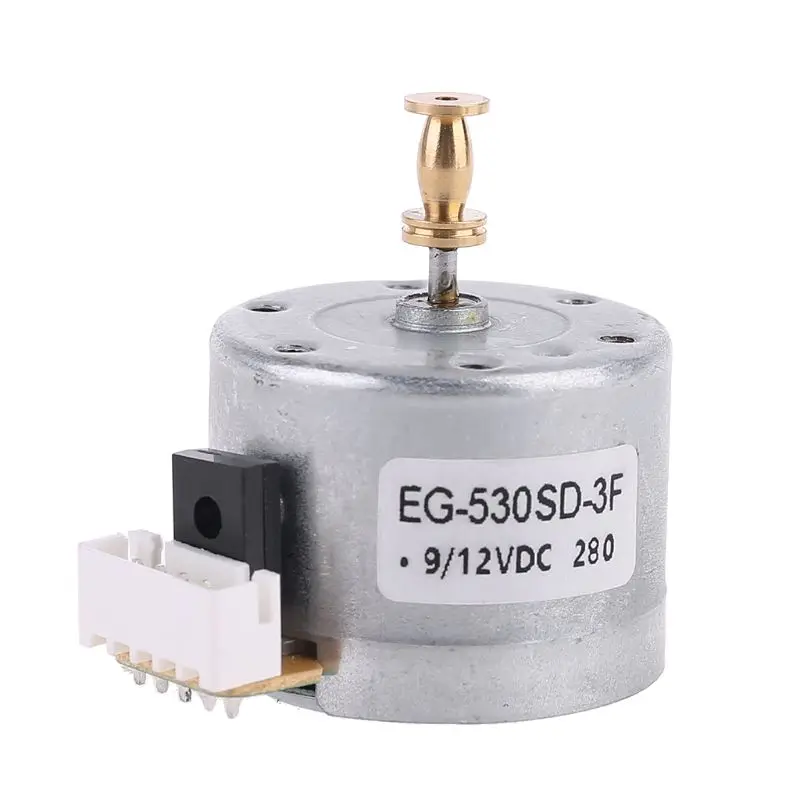 

EG530SD-3F DC5-12V 3-Speed 33/45/78 RPM Metal Turntables Motor for Record Player