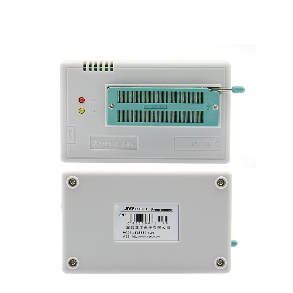 Программатор TL866II Plus EEPROM PIC AVR TL866 универсальный USB-программатор BIOS 24 93 25 mcu Bios EPROM v11 5
