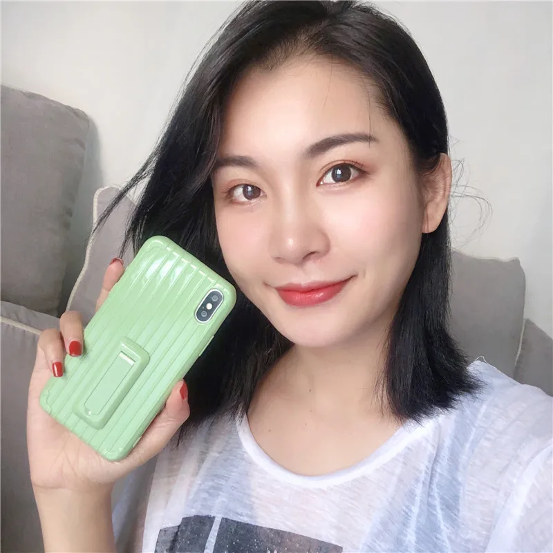 Багаж путешествия конфеты Телефон чехол для iPhone 6 6s 7 8 Plus силиконовый матовый