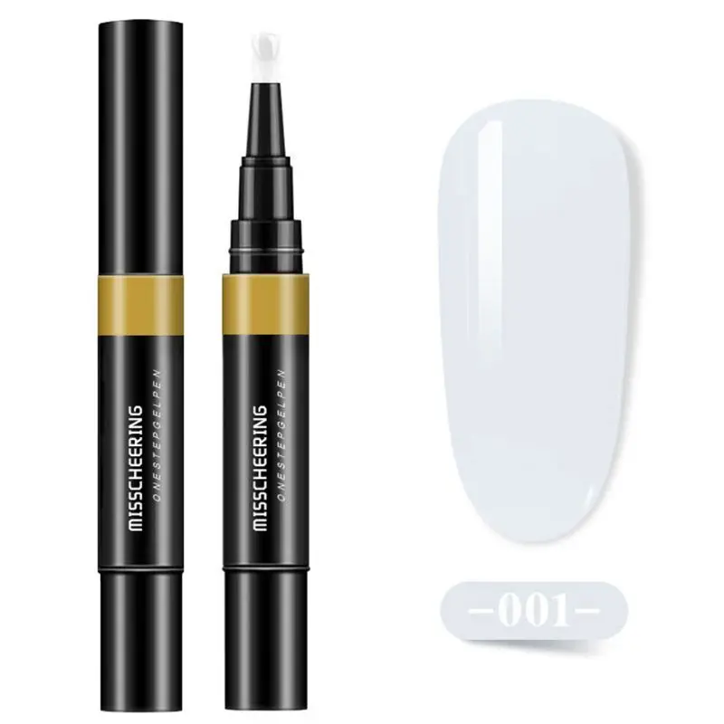 

3 in 1 Nail Polish Pen Gel Varnish One Step No Need Top Base Special Design Professional Home Use 24 Colors