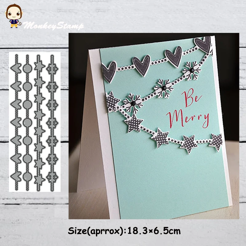 Подвесная цепь для обезьяны металлические режущие штампы трафареты DIY