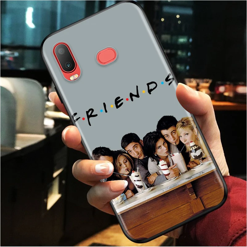 

TV Friends for Samsung Galaxy A9S A8S A6S A9 A8 A7 A750 A6 A5 A3 Plus Star 2018 2017 2016 Black Phone Case