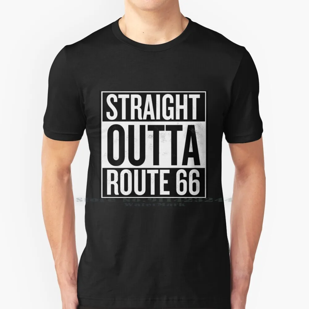 Straight Outta Route 66 T Shirt Cotton 6XL D Va Mei Genji Roadhog Junkrat Lucio Soldier 76 Zarya Mccree Tracer Reaper Widow