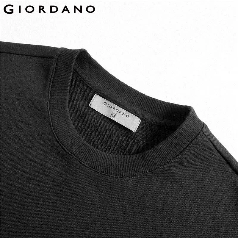 

Giordano Men Sweatshrits Peking Opera Printing Printed Sweatshirt Ribbed Crewneck Long Sleeves Sudaderas Para Hombre 91090021