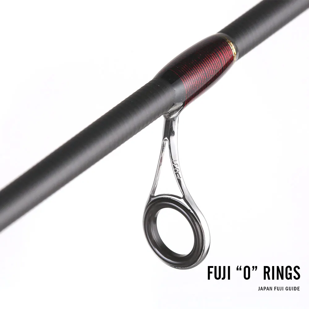 

Fuji Rings Spinning Rod 1.8m1.98m L UL ML ultralight Carbon Spinning Casting Fishing rod for 2 Sections fishing rod High Quality