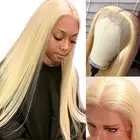Rosabeauty 613 медово-светлый бразильский парик из прямых человеческих волос с косточками, 613 прозрачные фронтальные парики для черных женщин