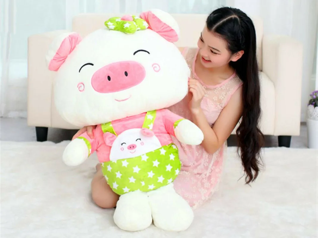 90Cm Giant Big Huge Pig Stuffed Animals Plush Soft Toys Doll Kids Xmas Gift New For Children | Игрушки и хобби