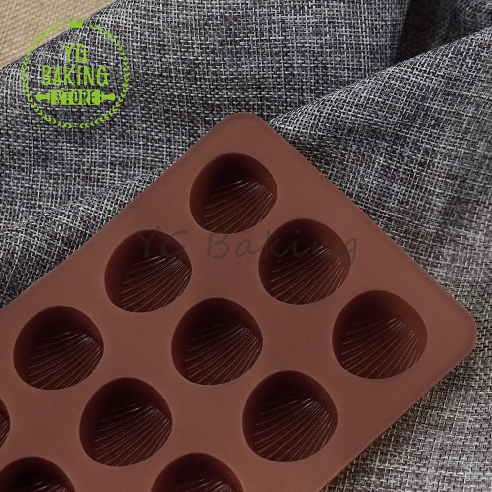 

Dorica New 15 Cavities Shell Design Silicone Mold Diy Handmade Conch Chocolate Mould Cake Decorating Tool Bakeware kitchen Tools