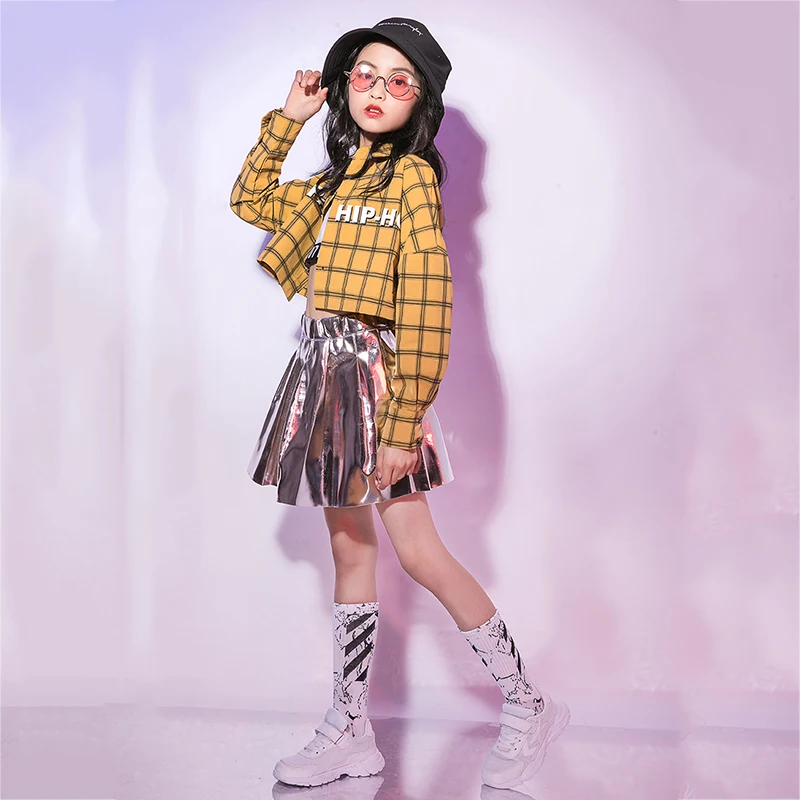 Танцевальный костюм в стиле хип хоп Уличная одежда для джазовых танцев девочек