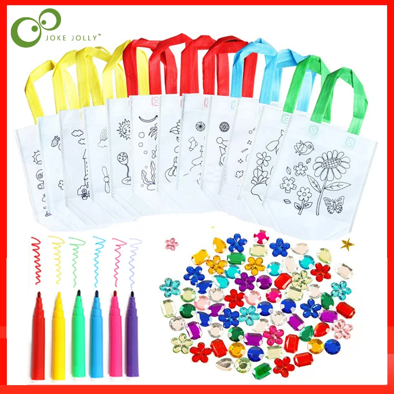 1 Набор обучающих игрушек для рисования своими руками Детская сумка с граффити