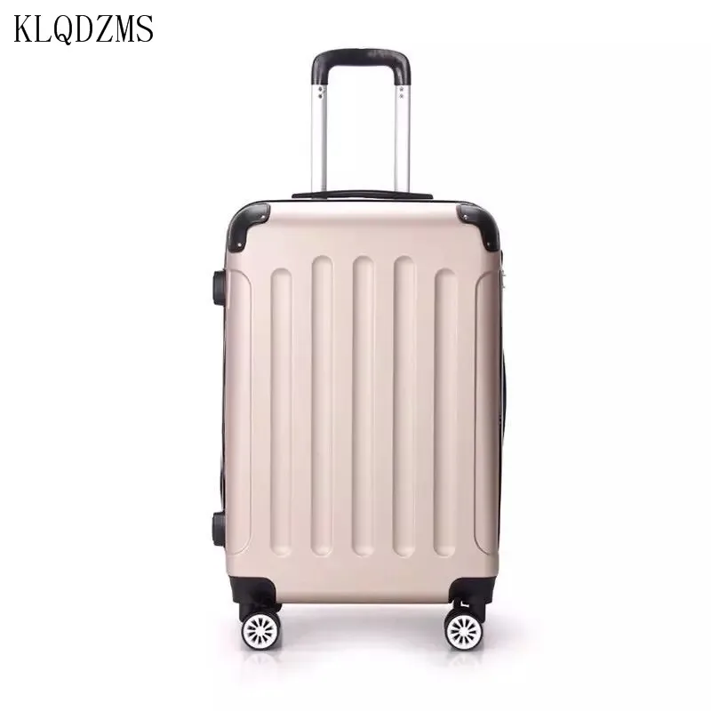 KLQDZMS 20/24 дюймовая Модная прокатки Чемодан Spinner новый дизайн Пароль Замок Для