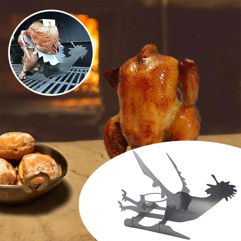 Подставка для курицы пивная забавная американская стальная стойка мотоцикла